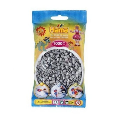 Sachet de 1000 perles hama midi : gris  multicolore Hama    722007